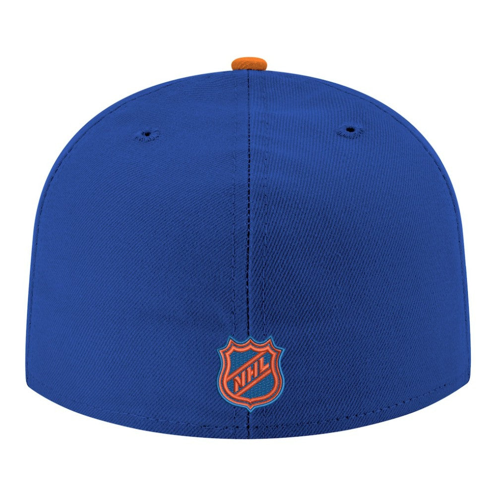 Edmonton Oilers New Era Core Logo Two-Tone 59FIFTY Fitted Hat - Royal Hats