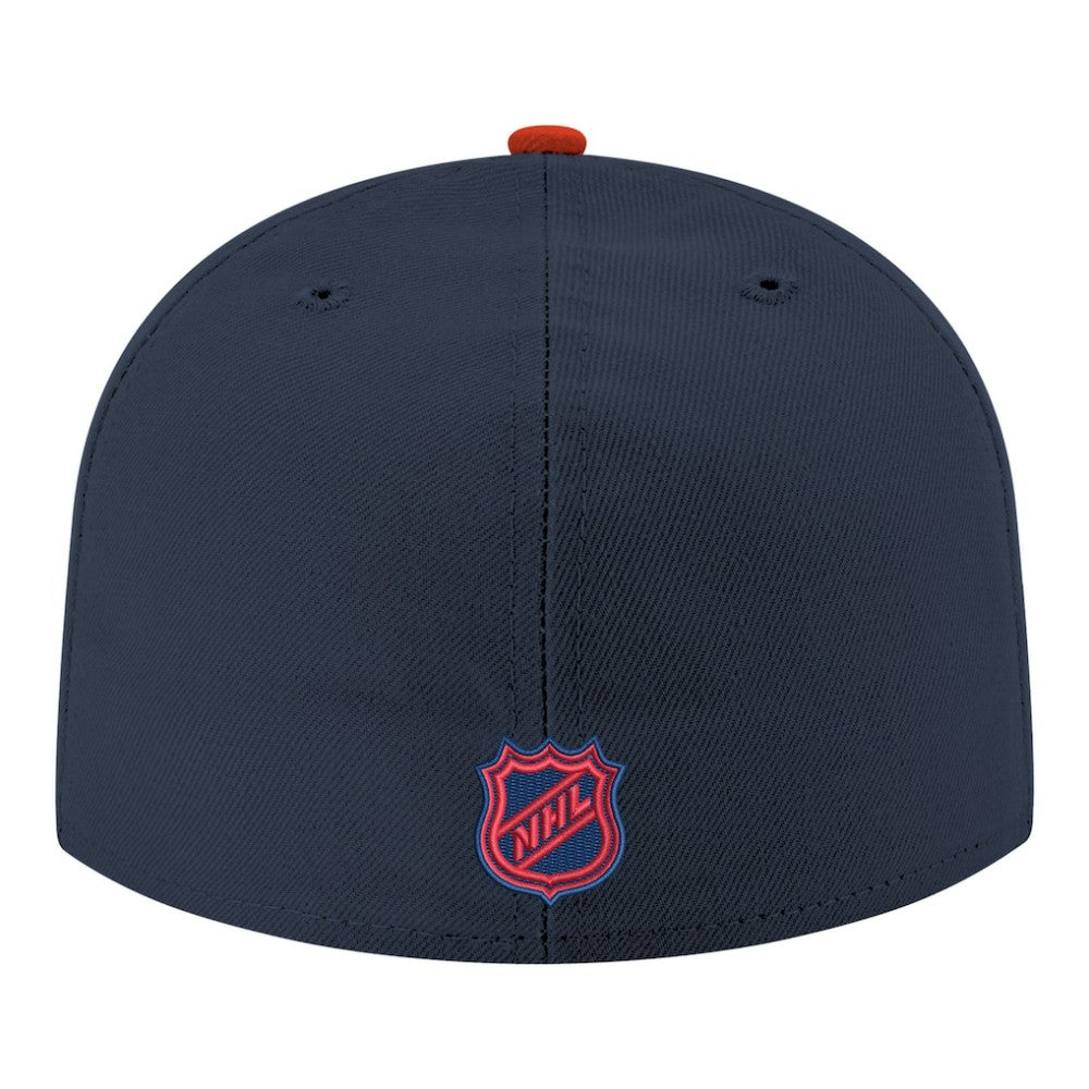 Columbus Blue Jackets New Era Core Logo Two-Tone 59FIFTY Fitted Hat - Navy Hats