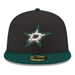 Dallas Stars New Era Core Logo Two-Tone 59FIFTY Fitted Hat - Black Hats