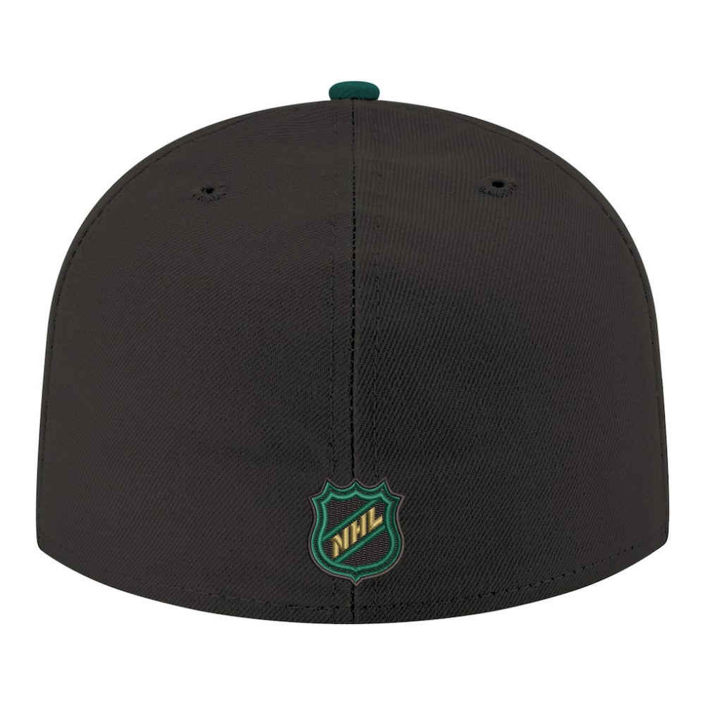 Dallas Stars New Era Core Logo Two-Tone 59FIFTY Fitted Hat - Black Hats