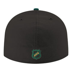 Dallas Stars New Era Core Logo Two-Tone 59FIFTY Fitted Hat - Black Hats