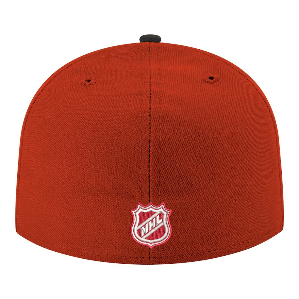 Detroit Red Wings New Era Core Logo Two-Tone 59FIFTY Fitted Hat - Red Hats