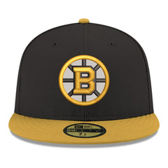 Boston Bruins New Era Core Logo Two-Tone 59FIFTY Fitted Hat - Black Hats