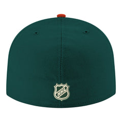 Minnesota Wild New Era Core Logo Two-Tone 59FIFTY Fitted Hat - Green Hats