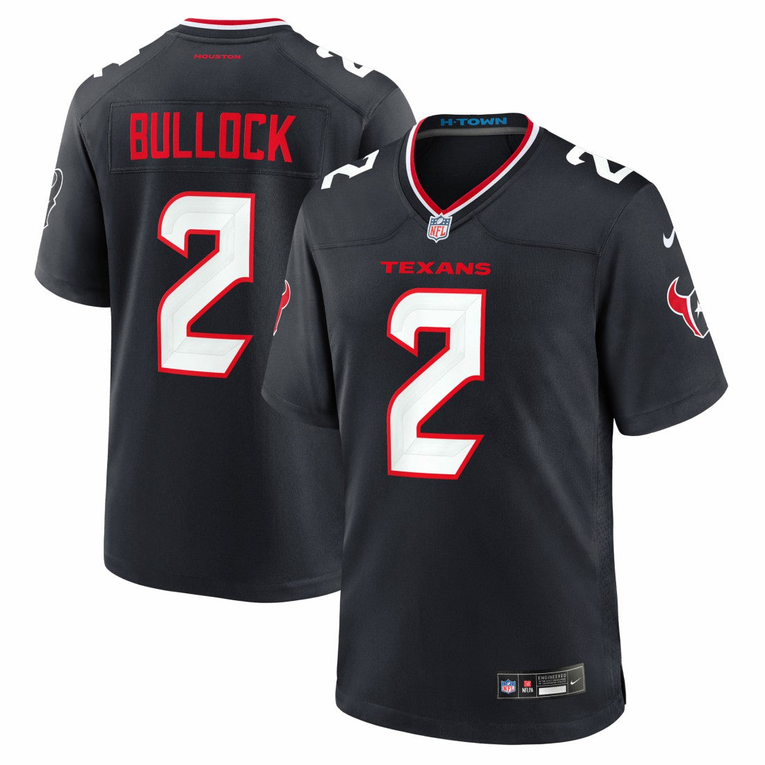 Calen Bullock Houston Texans Team Game Jersey - Navy cheap