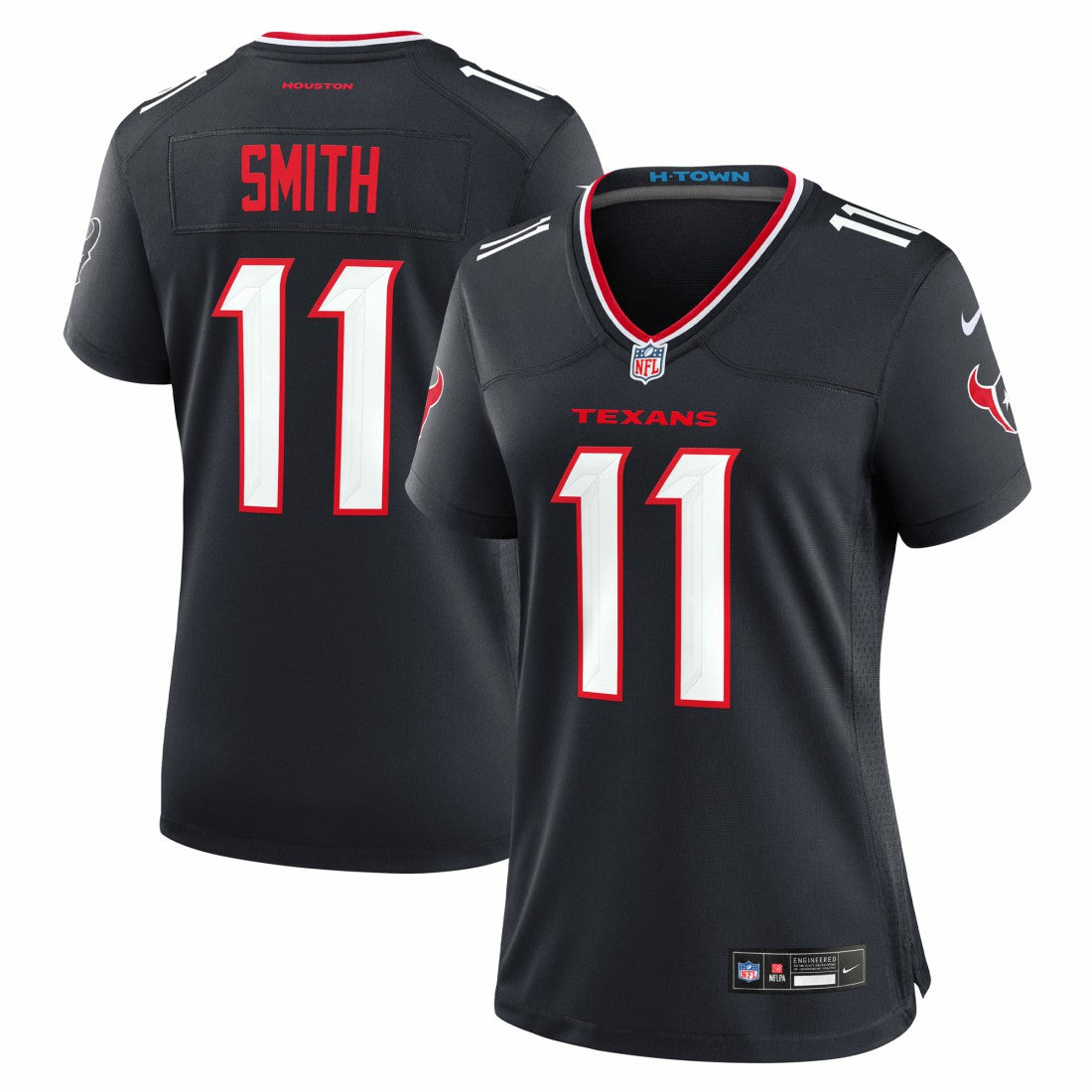 Tremon Smith Houston Texans Women's Team Game Jersey - Navy cheap