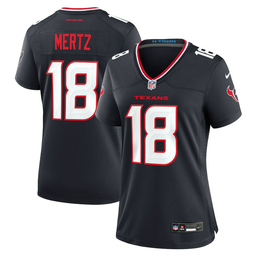 Graham Mertz Houston Texans Women's Team Game Jersey - Navy on sale