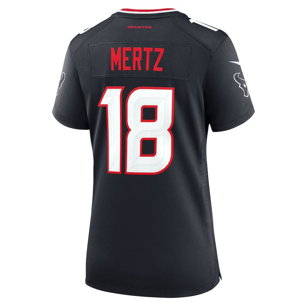 Graham Mertz Houston Texans Women's Team Game Jersey - Navy on sale
