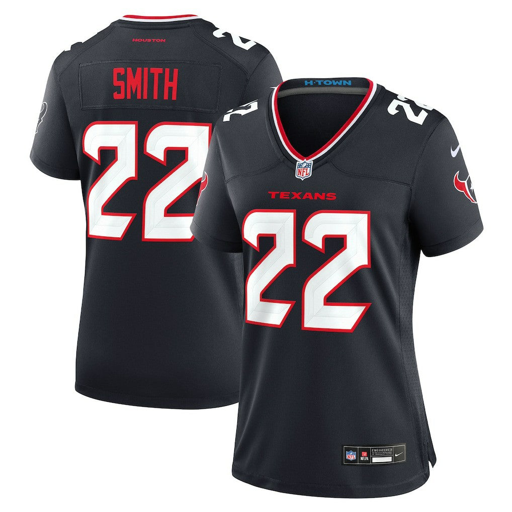 Jaylin Smith Houston Texans Women's Team Game Jersey - Navy on sale