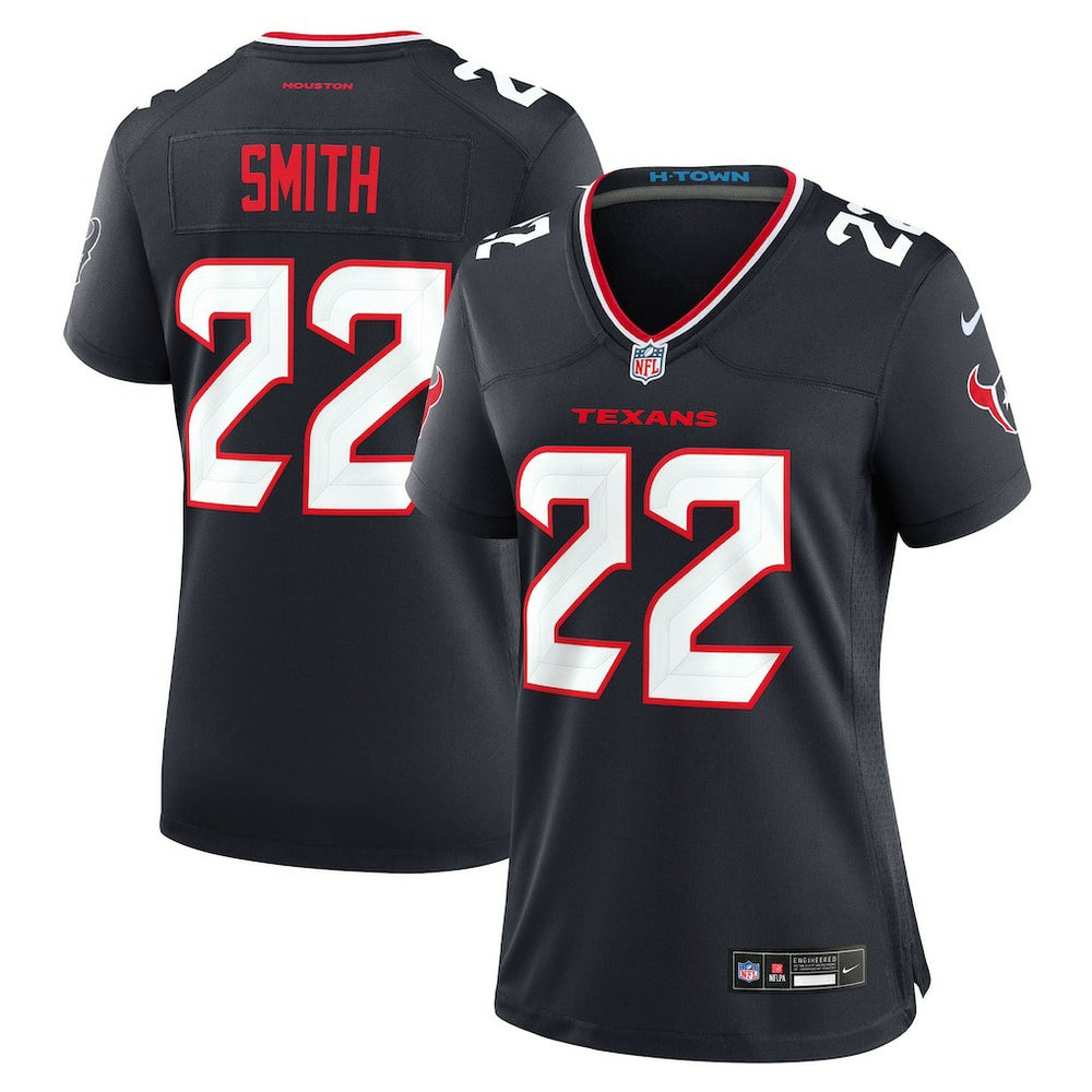 Jaylin Smith Houston Texans Women's Team Game Jersey - Navy on sale