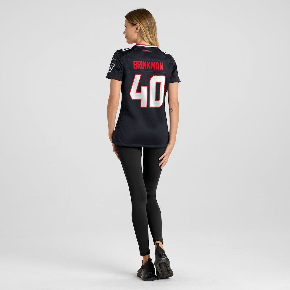 Austin Brinkman Houston Texans Women's Team Game Jersey - Navy discount