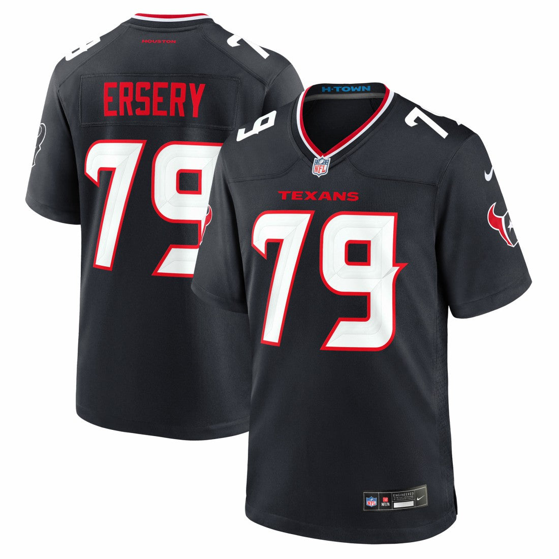 Aireontae Ersery Houston Texans Team Game Jersey - Navy sale