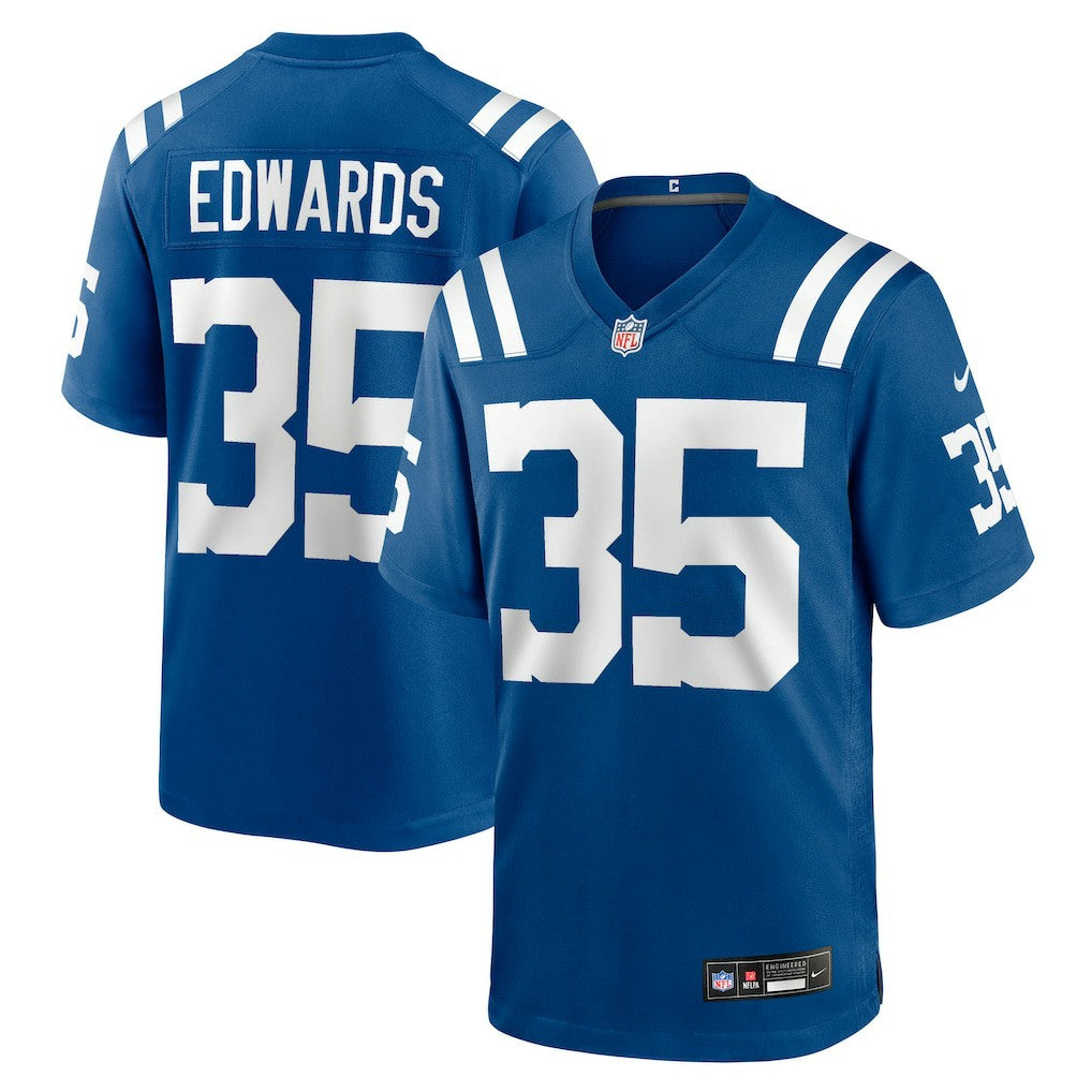 Johnathan Edwards Indianapolis Colts Team Game Jersey - Royal cheap
