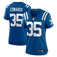 Johnathan Edwards Indianapolis Colts Women's Team Game Jersey - Royal sale