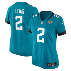Jourdan Lewis Jacksonville Jaguars Women's Team Game Jersey - Teal sale