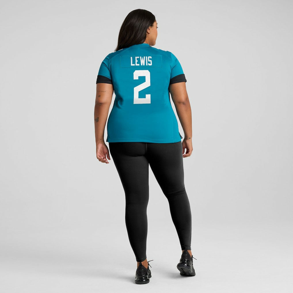 Jourdan Lewis Jacksonville Jaguars Women's Team Game Jersey - Teal sale