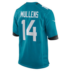 Nick Mullens Jacksonville Jaguars Team Game Jersey - Teal outlet