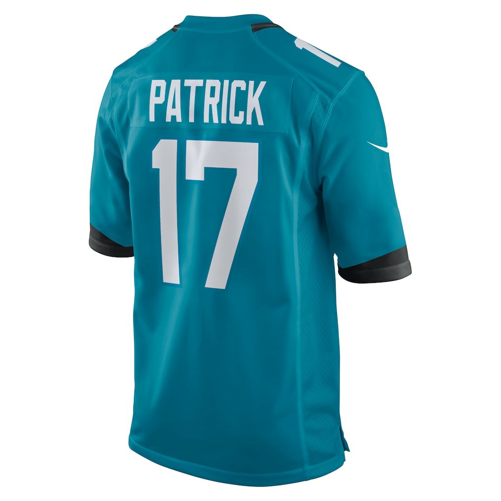 Tim Patrick Jacksonville Jaguars Team Game Jersey - Teal online