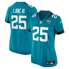 Rayuan Lane III Jacksonville Jaguars Women's Team Game Jersey - Teal on sale