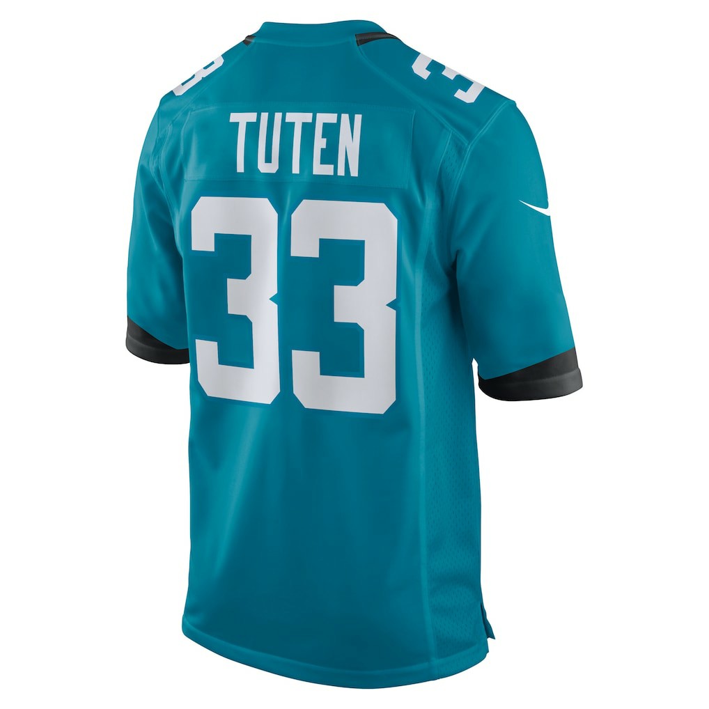 Bhayshul Tuten Jacksonville Jaguars Team Game Jersey - Teal online