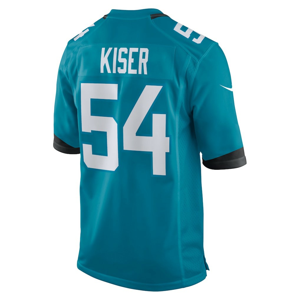 Jack Kiser Jacksonville Jaguars Team Game Jersey - Teal on sale
