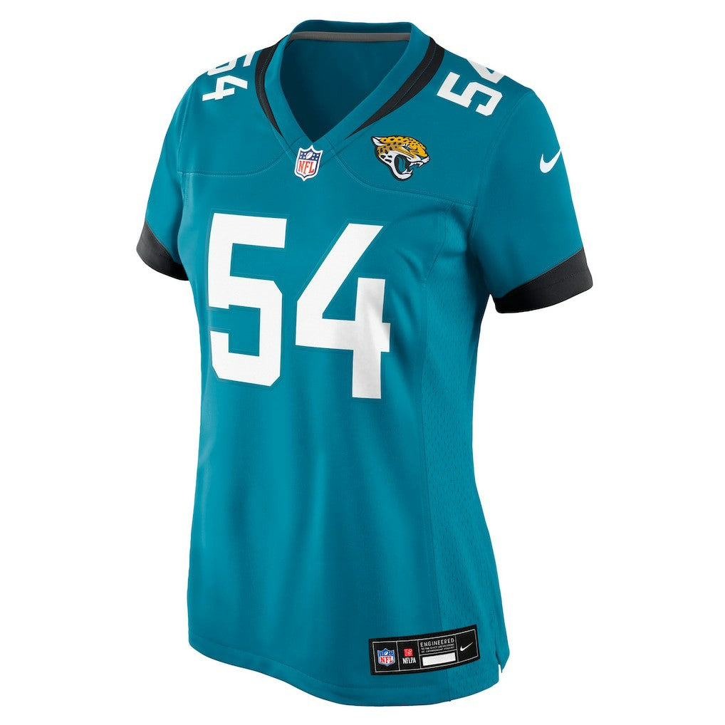 Jack Kiser Jacksonville Jaguars Women's Team Game Jersey - Teal outlet