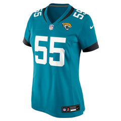 Chuma Edoga Jacksonville Jaguars Women's Team Game Jersey - Teal for sale