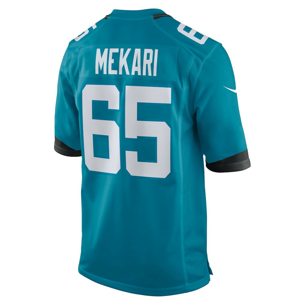 Patrick Mekari Jacksonville Jaguars Team Game Jersey - Teal sale