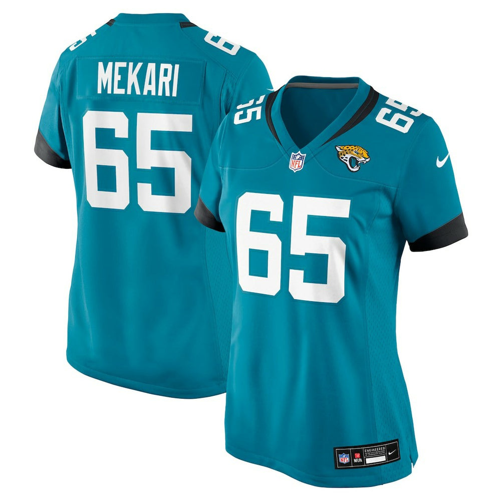 Patrick Mekari Jacksonville Jaguars Women's Team Game Jersey - Teal for sale