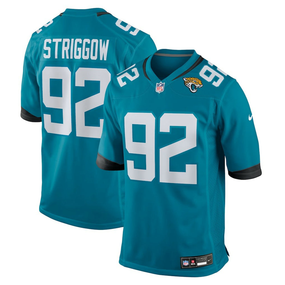 Danny Striggow Jacksonville Jaguars Team Game Jersey - Teal for sale