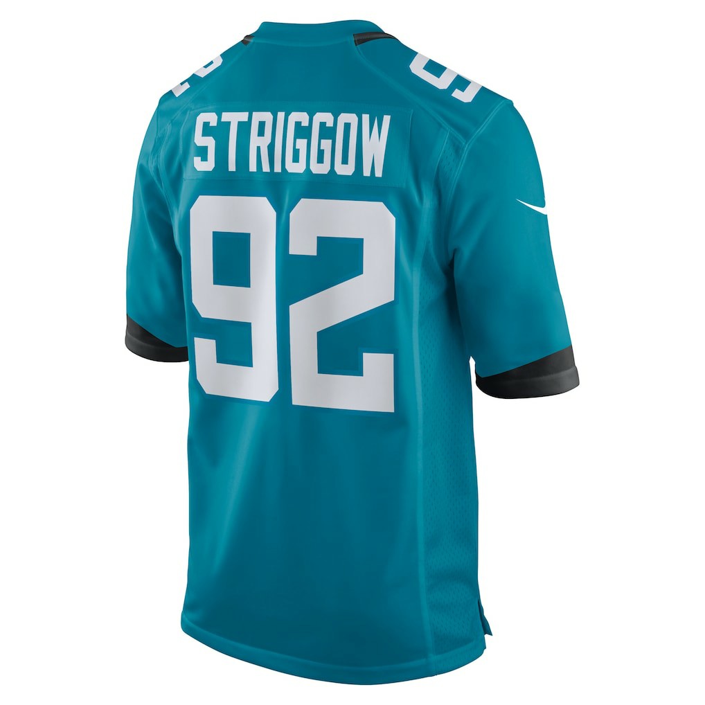 Danny Striggow Jacksonville Jaguars Team Game Jersey - Teal for sale
