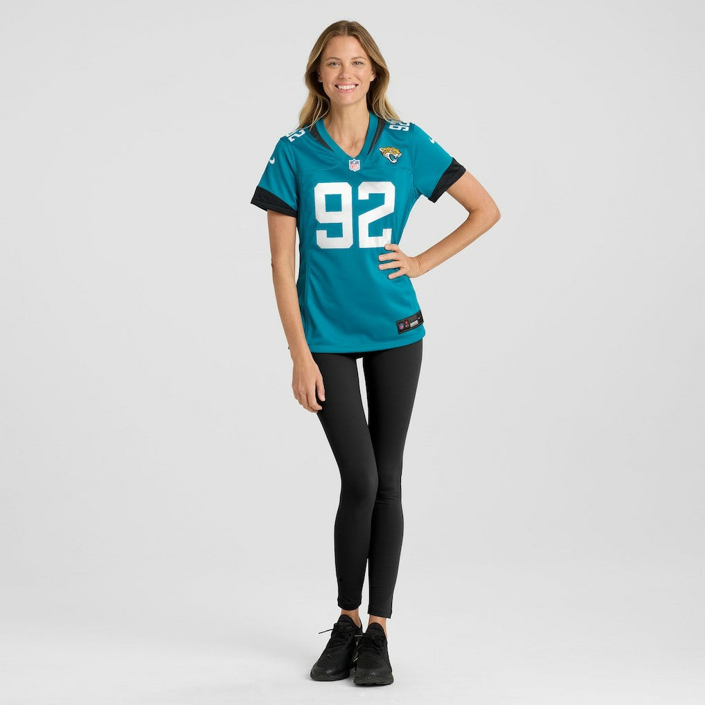 Danny Striggow Jacksonville Jaguars Women's Team Game Jersey - Teal online