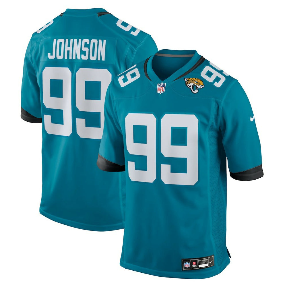 Austin Johnson Jacksonville Jaguars Team Game Jersey - Teal sale