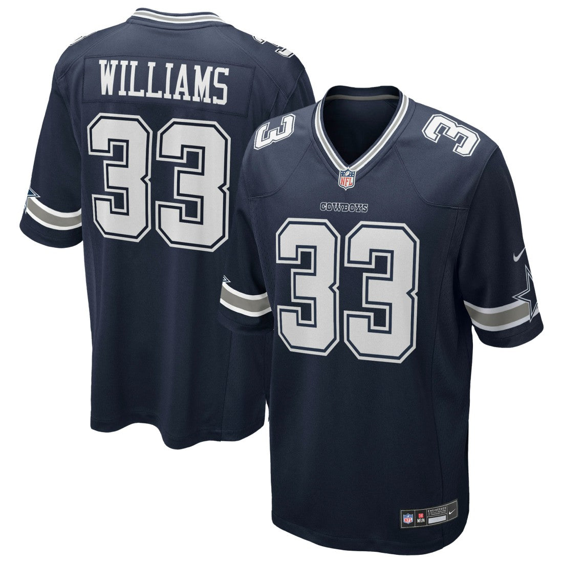 Javonte Williams Dallas Cowboys Team Game Jersey - Navy outlet