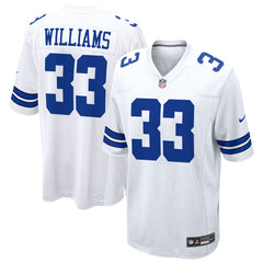 Javonte Williams Dallas Cowboys Game Jersey - White cheap