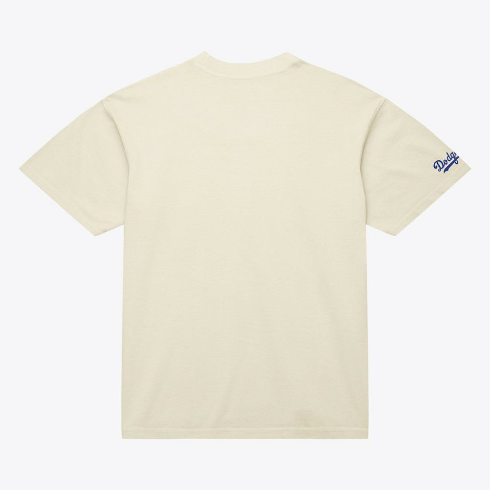 Fernando Valenzuela Los Angeles Dodgers Cooperstown Collection Throwback Name & Number T-Shirt Cream