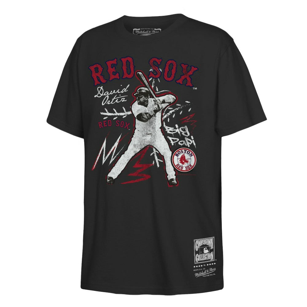 David Ortiz Boston Red Sox Youth Chalked Up Player T-Shirt Black