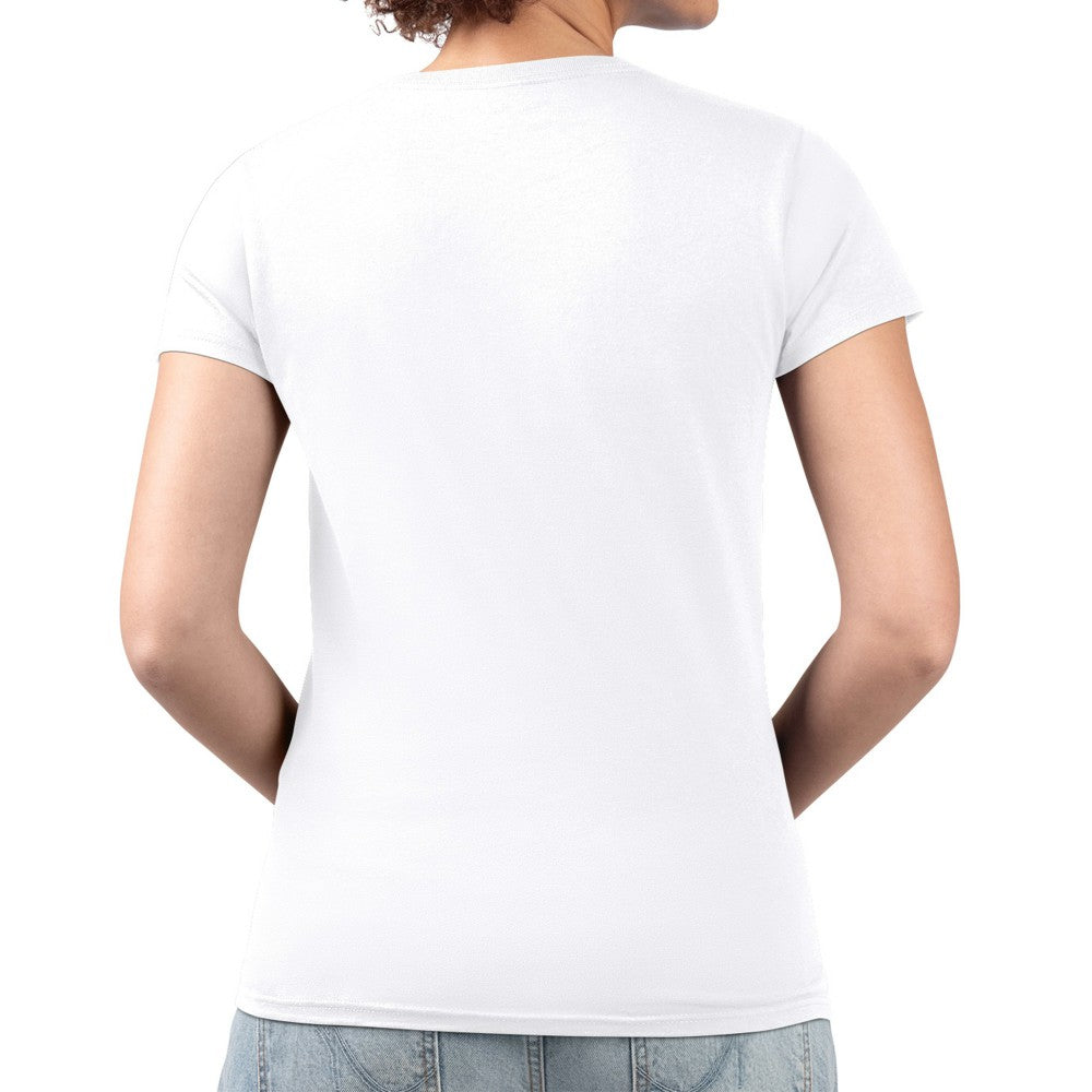 Minnesota Twins G-III 4Her by Carl Banks Women's Metallic Drop Lightweight V-Neck T-Shirt White