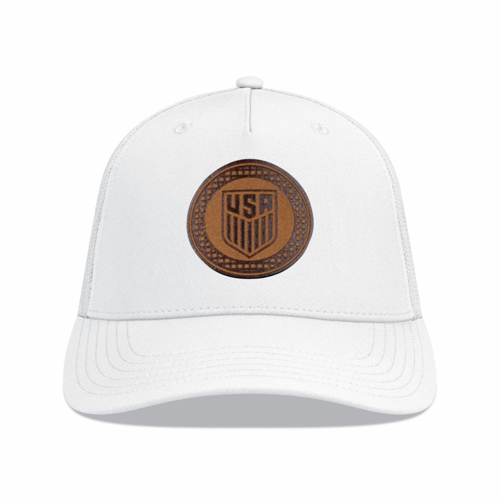 USMNT Levelwear Signal Periscope Adjustable Trucker Hat - White cheap