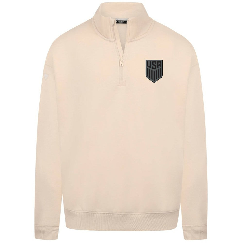 USMNT Levelwear Murray Quarter-Zip Sweatshirt - Khaki online