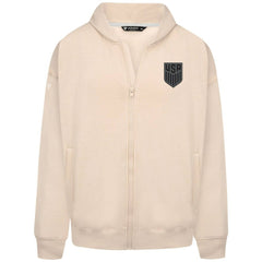 USMNT Levelwear Oversized Uphill Full-Zip Hoodie - Khaki cheap