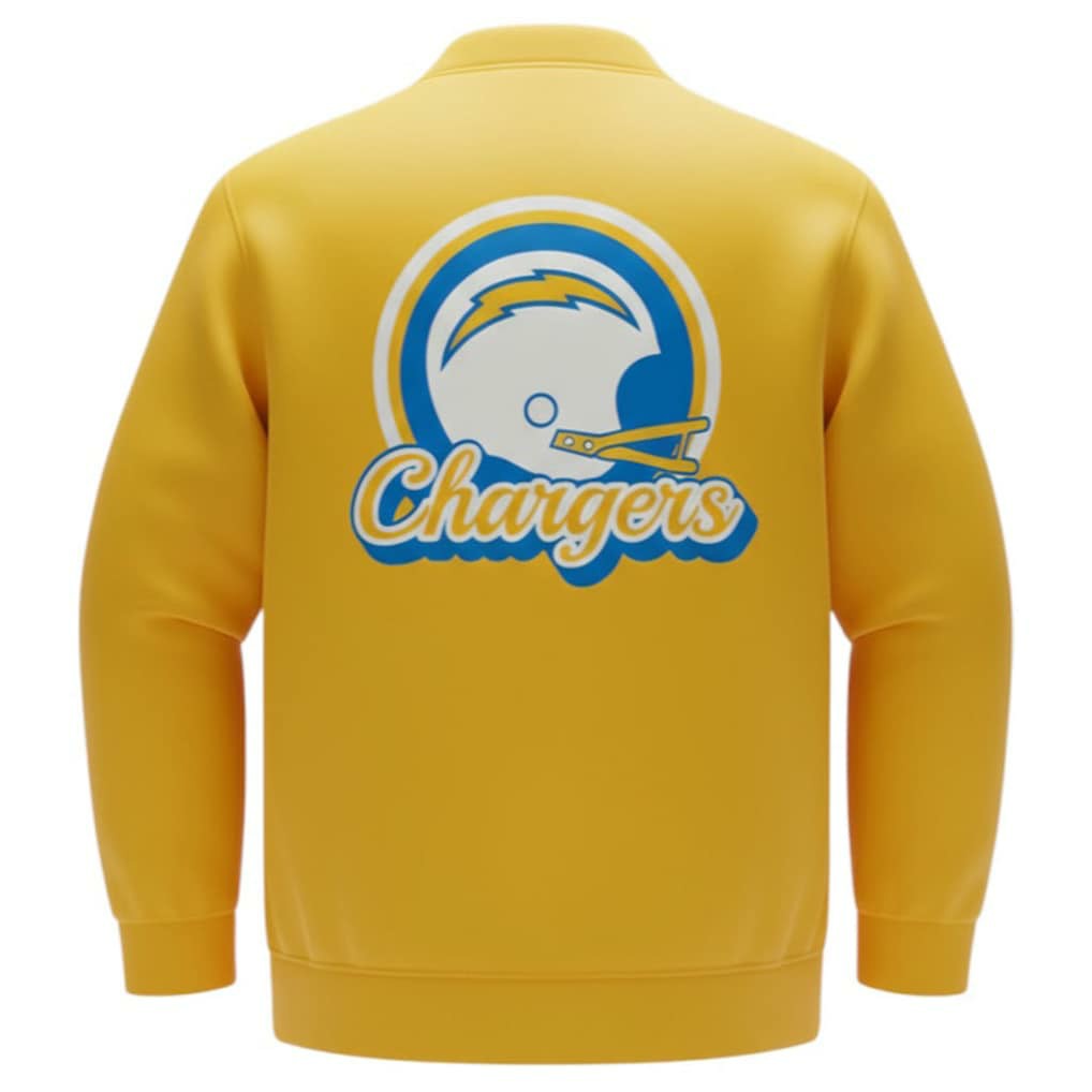 Los Angeles Chargers The Wild Collective Unisex Charger Power Fleece Sweatshirt - Gold sale