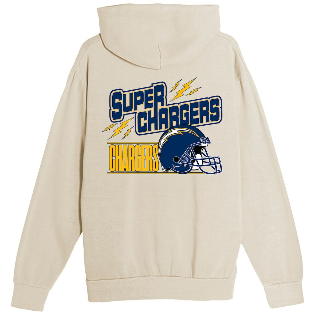 Los Angeles Chargers The Wild Collective Unisex Superchargers Hoodie - Cream for sale