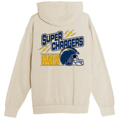 Los Angeles Chargers The Wild Collective Unisex Superchargers Hoodie - Cream for sale