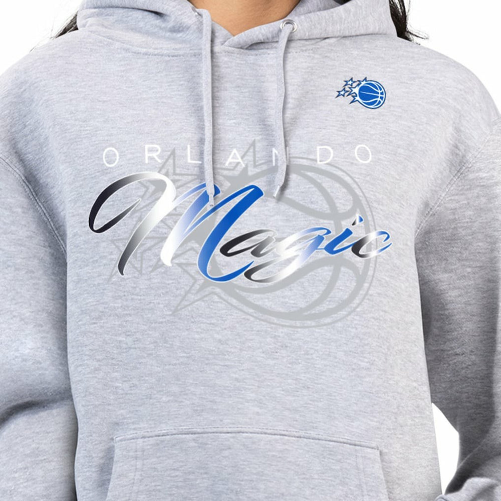 Orlando Magic G-III 4Her by Carl Banks Women's Shadow Logo Tri-Blend Fleece Hoodie - Gray discount