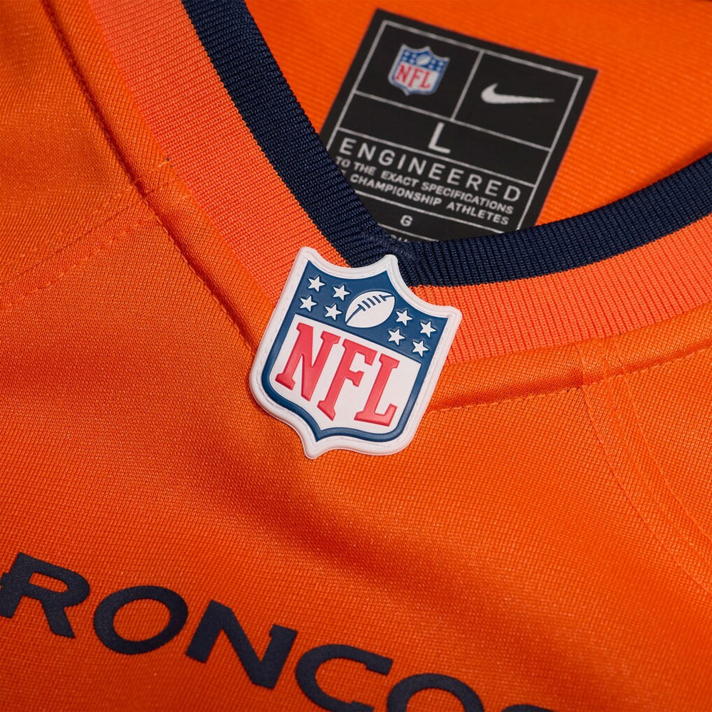 Troy Franklin Denver Broncos Team Game Jersey - Orange cheap