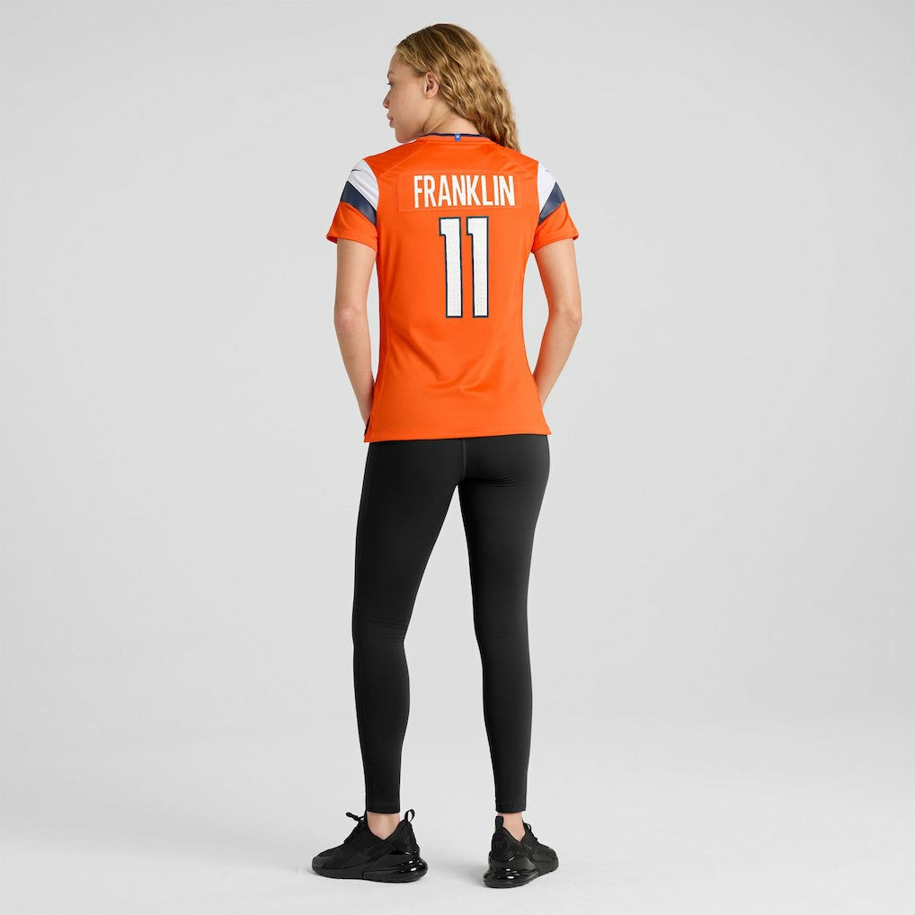 Troy Franklin Denver Broncos Women's Team Game Jersey - Orange discount
