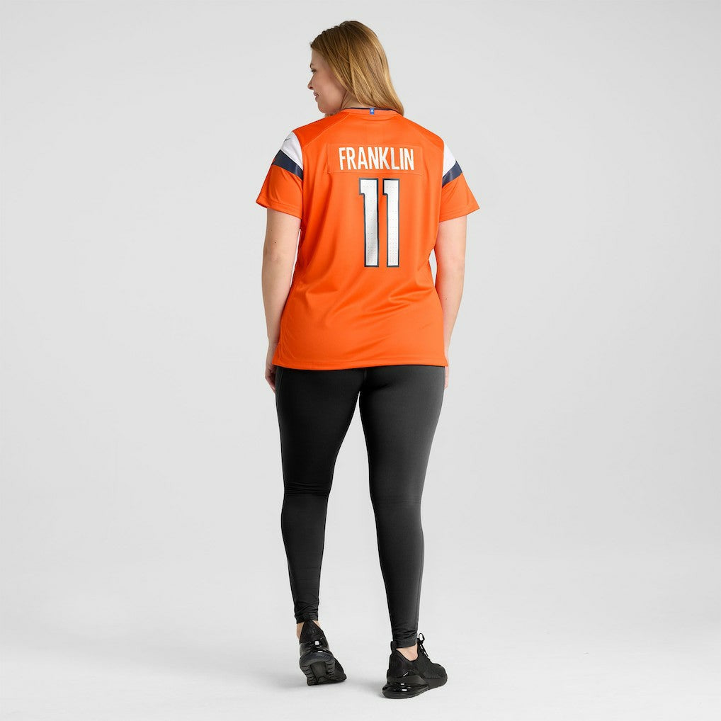 Troy Franklin Denver Broncos Women's Team Game Jersey - Orange discount