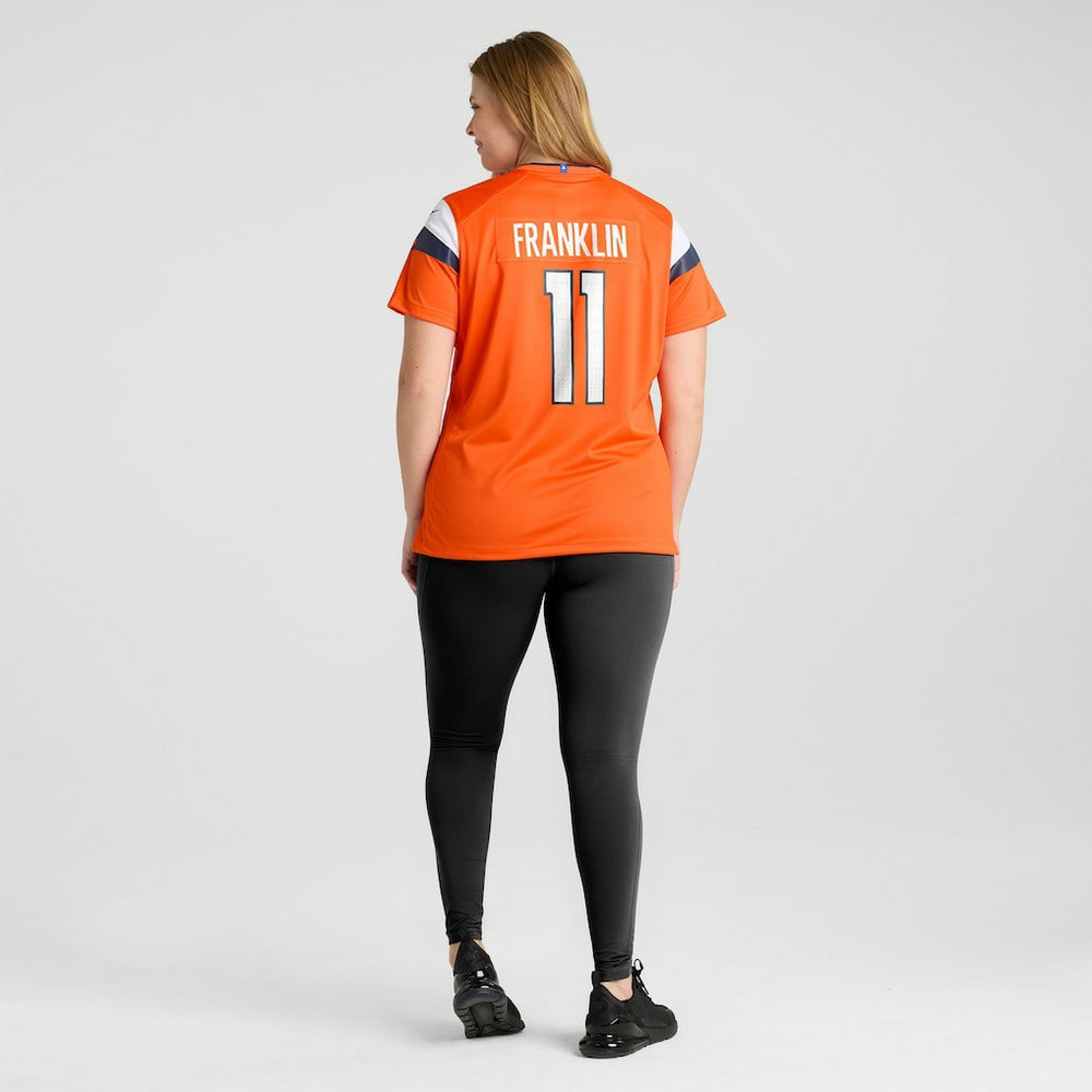 Troy Franklin Denver Broncos Women's Team Game Jersey - Orange discount