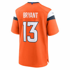 Pat Bryant Denver Broncos Team Game Jersey - Orange on sale